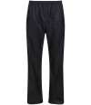 RG214 TRW348 Regatta Pro Packaway Waterproof Breathable Overtrousers Black colour image